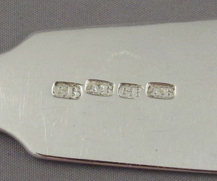 Set of 12 Scottish Provincial Silver Tablespoons - JH Tee Antiques