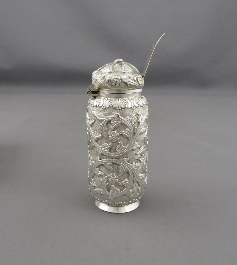 Indian Silver Cruet Set - JH Tee Antiques