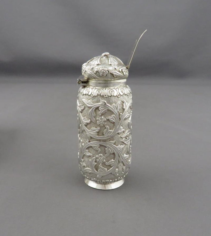 Indian Silver Cruet Set - JH Tee Antiques