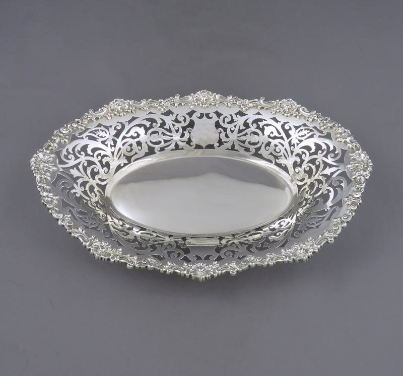 Birks Sterling Silver Bread Dish - JH Tee Antiques