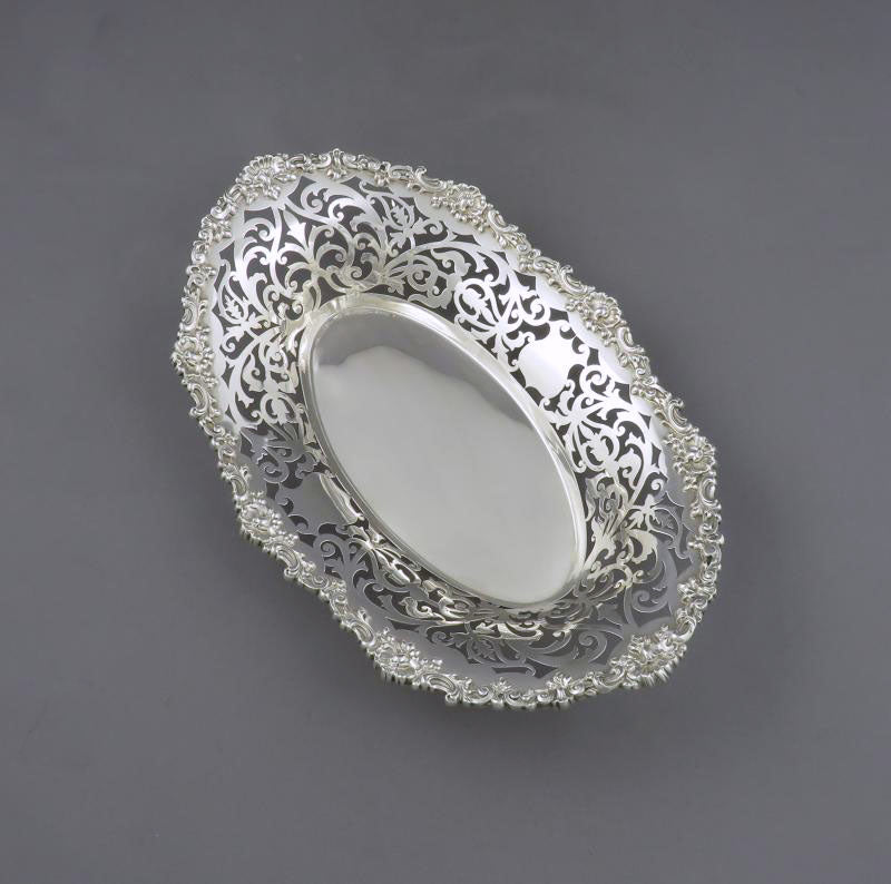 Birks Sterling Silver Bread Dish - JH Tee Antiques