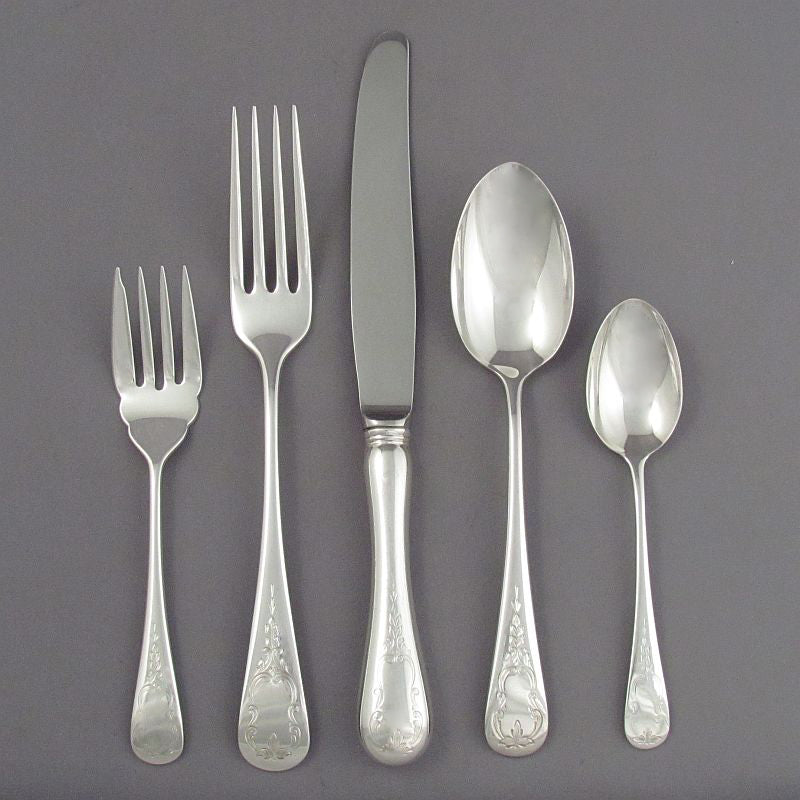 Birks Sterling Silver Brentwood Place Settings - JH Tee Antiques