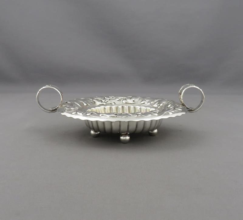 Pair of American Silver Bon Bon Dishes - JH Tee Antiques