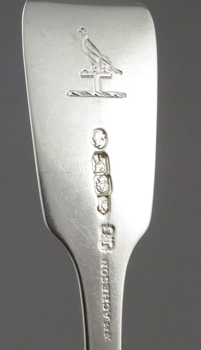 6 Irish Sterling Silver Dinner Forks - JH Tee Antiques
