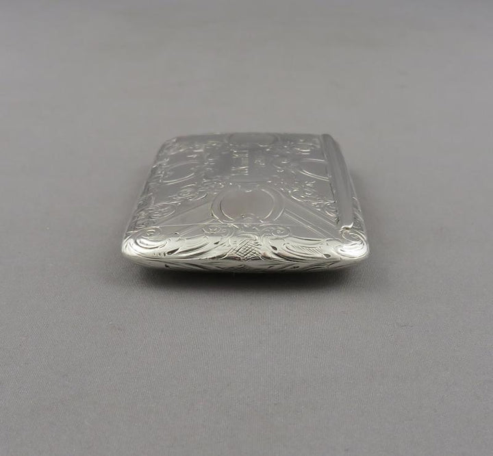Victorian Silver Snuff Box Edward Smith - JH Tee Antiques