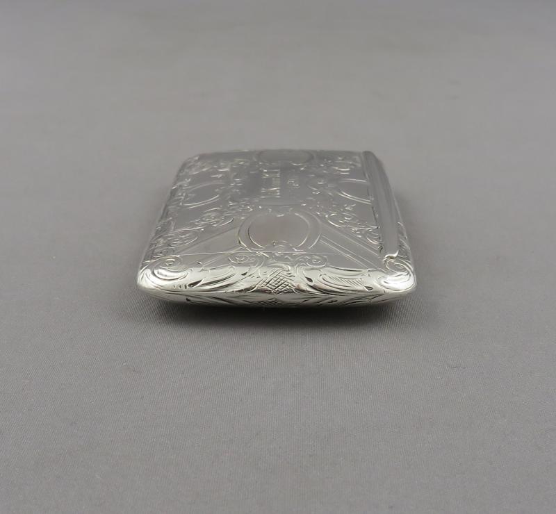 Victorian Silver Snuff Box Edward Smith - JH Tee Antiques