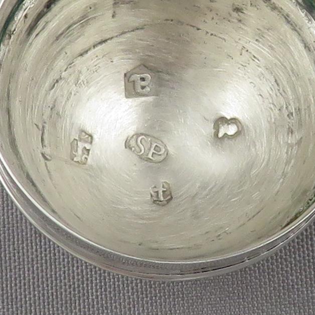 George III Silver Nutmeg Grater - JH Tee Antiques