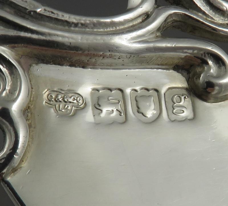 Edwardian Art Nouveau Silver Vase - JH Tee Antiques
