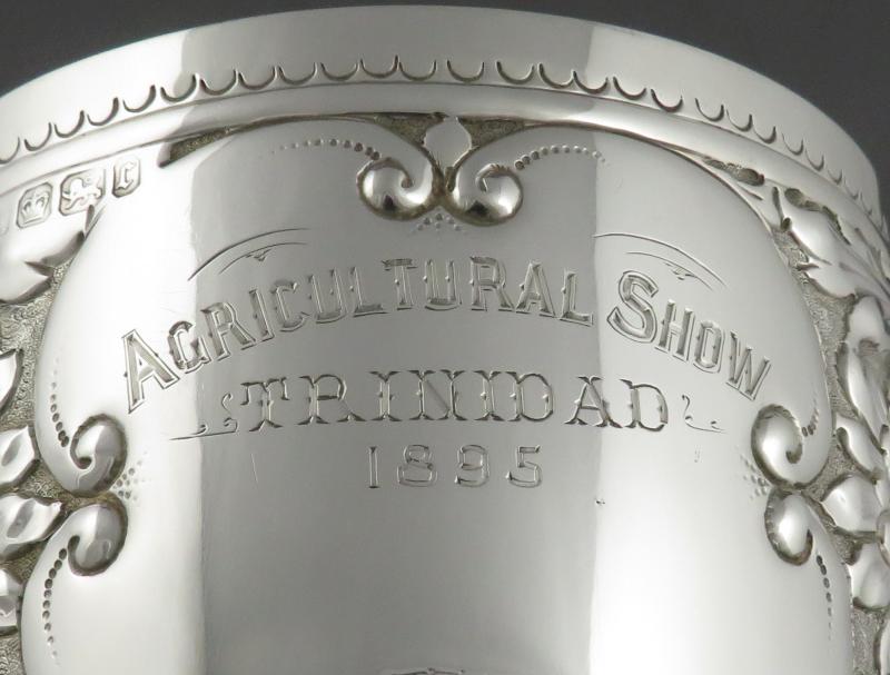 Victorian Sterling Silver Trophy Cup - JH Tee Antiques