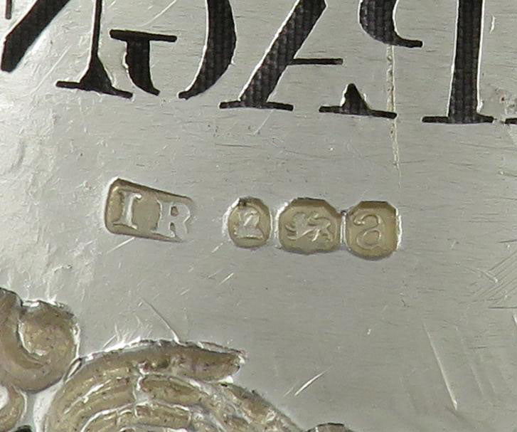George III Silver Champagne Label - JH Tee Antiques