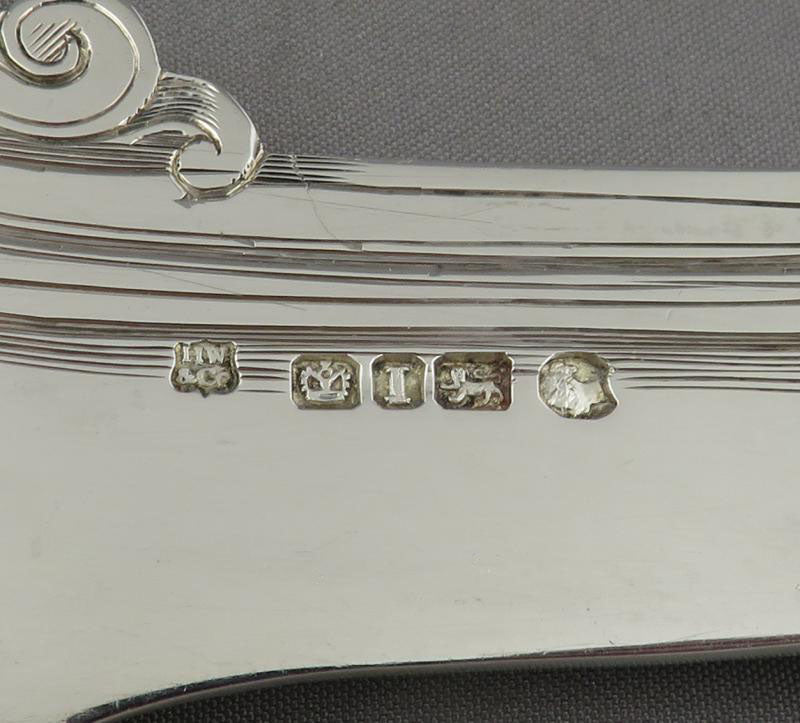 Victorian Sterling Silver Fish Servers - JH Tee Antiques