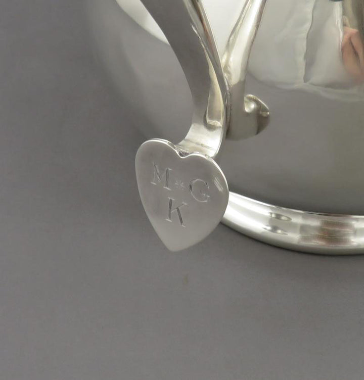 English Sterling Silver Water Pitcher - JH Tee Antiques