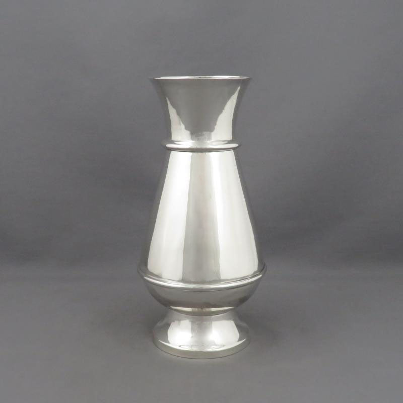 English Sterling Silver Vase - JH Tee Antiques