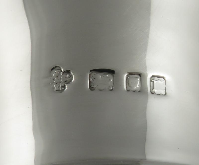 English Sterling Silver Vase - JH Tee Antiques