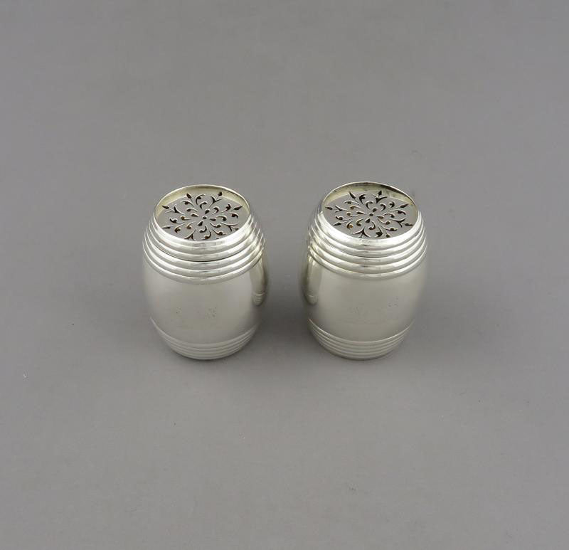 Victorian Silver Novelty Pepper Pots - JH Tee Antiques