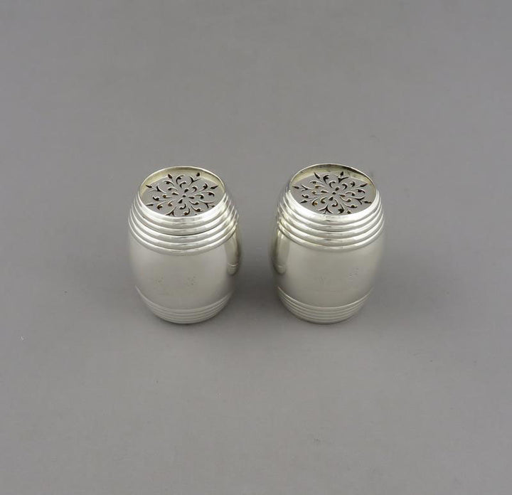 Victorian Silver Novelty Pepper Pots - JH Tee Antiques