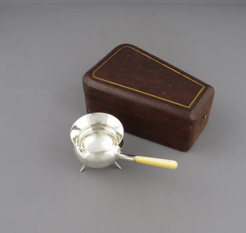 Victorian Silver Brandy Warmer - JH Tee Antiques