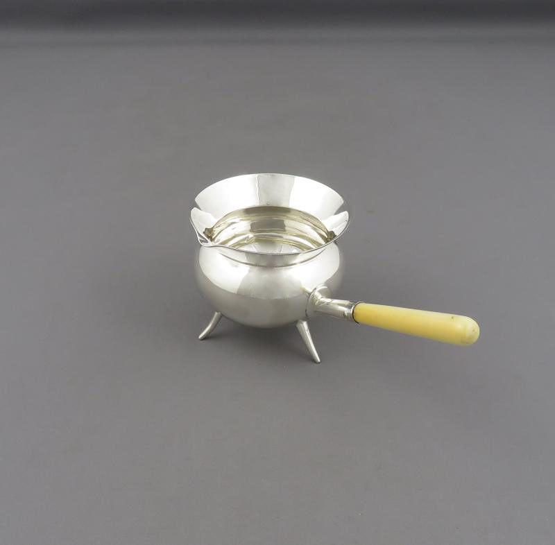 Victorian Silver Brandy Warmer - JH Tee Antiques