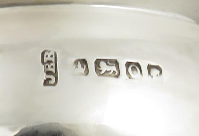 Victorian Silver Brandy Warmer - JH Tee Antiques