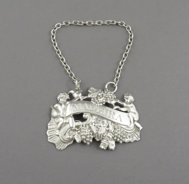 Irish Sterling Silver Madeira Label - JH Tee Antiques