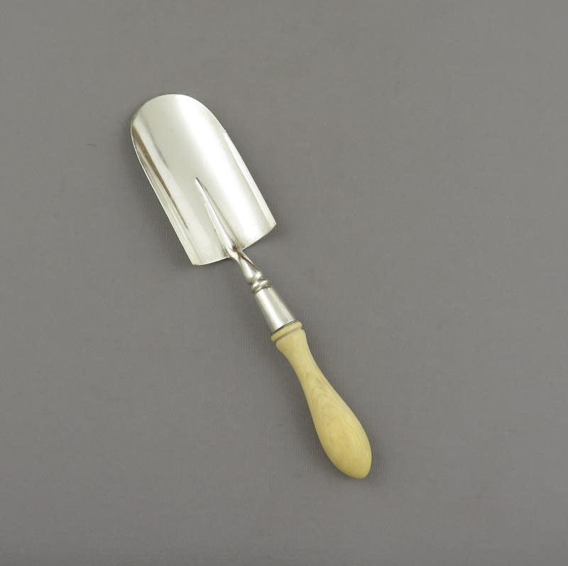 Victorian Sterling Silver Caddy Spoon - JH Tee Antiques