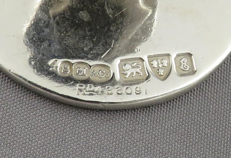 Sampson Mordan Silver Place Card Holder - JH Tee Antiques