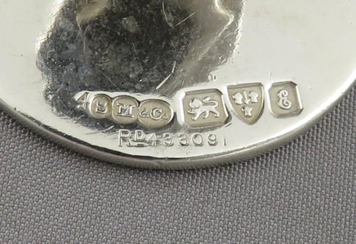 Sampson Mordan Silver Place Card Holder - JH Tee Antiques