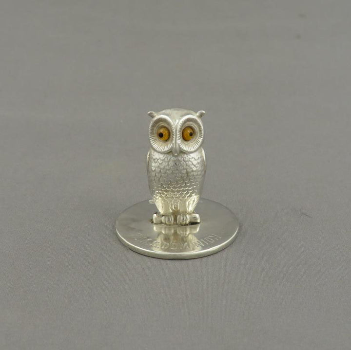 Sampson Mordan Silver Place Card Holder - JH Tee Antiques