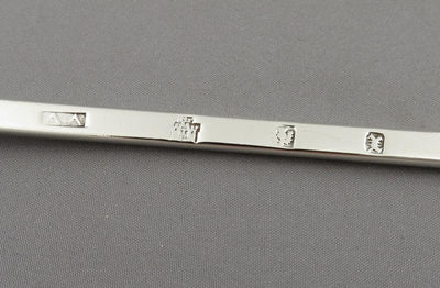 Pair of Scottish Silver Stuffing Spoons