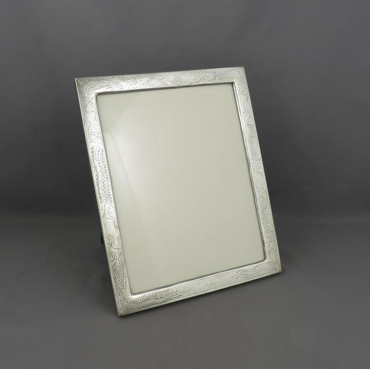 Chinese Export Sterling Silver Photo Frame - JH Tee Antiques