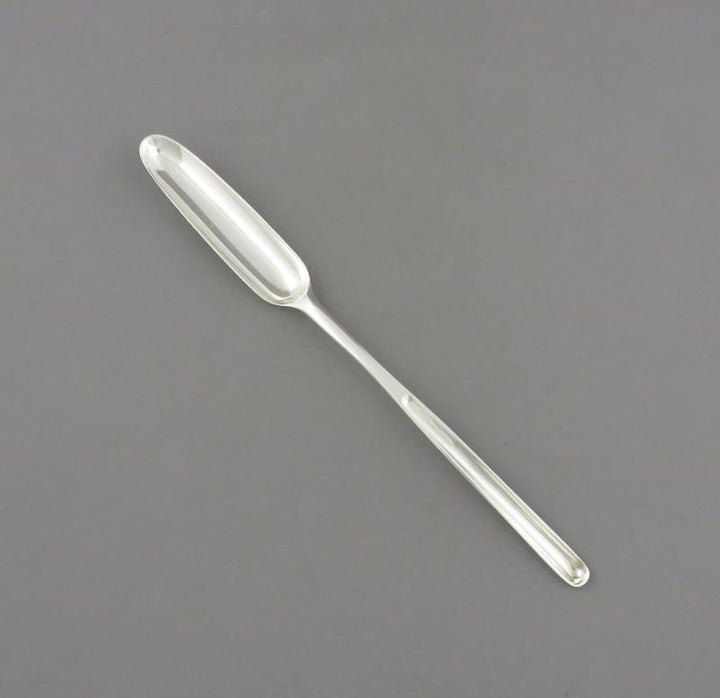 George III Silver Marrow Scoop - JH Tee Antiques