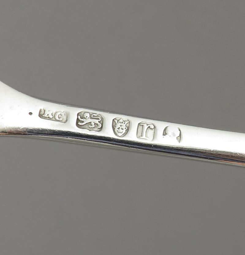 George III Silver Marrow Scoop - JH Tee Antiques