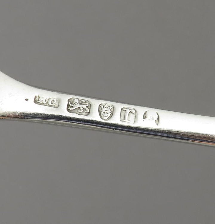 George III Silver Marrow Scoop - JH Tee Antiques