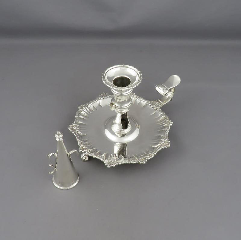 George III Sterling Silver Chamberstick