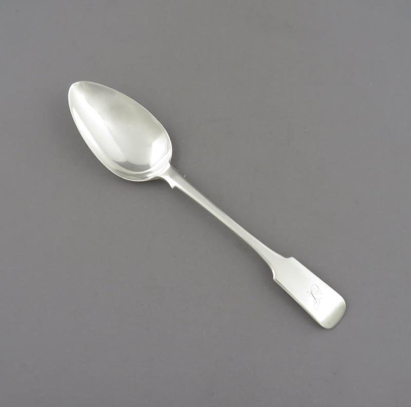 Canadian Silver Dessert Spoon - JH Tee Antiques