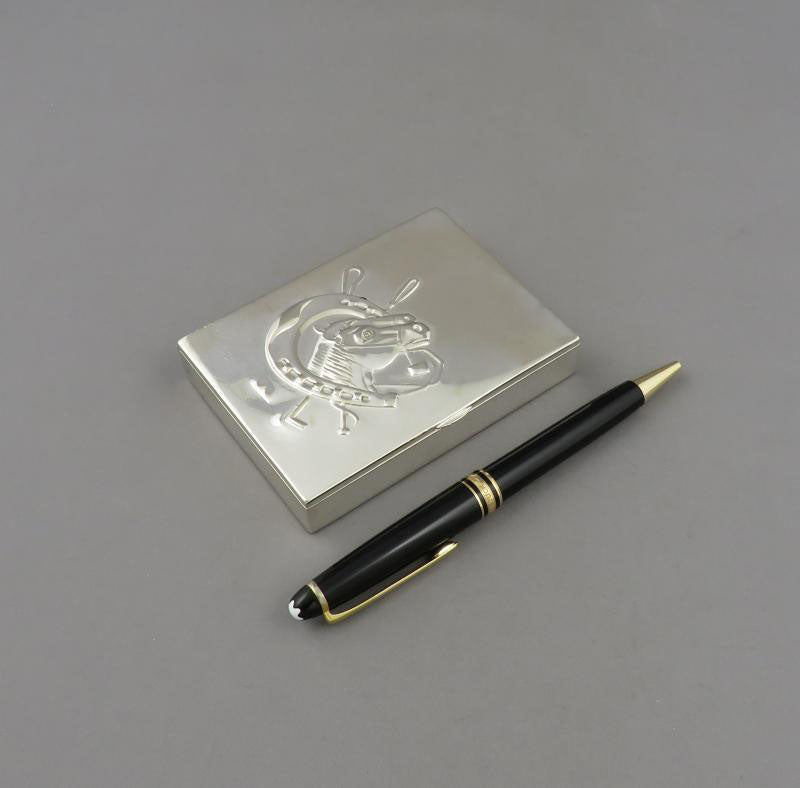 Russian Silver Cigarette Box