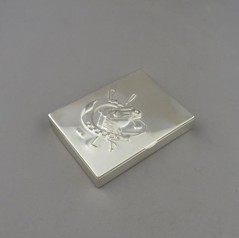 Russian Silver Cigarette Box