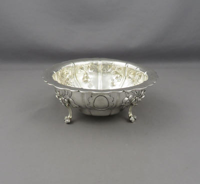 Victorian Sterling Silver Bowl - JH Tee Antiques