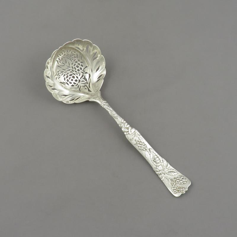 Tiffany Vine Raspberry Silver Sugar Sifter - JH Tee Antiques