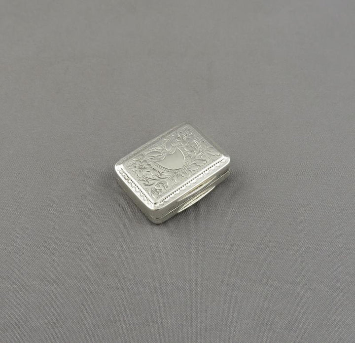 George IV Sterling Silver Vinaigrette - JH Tee Antiques