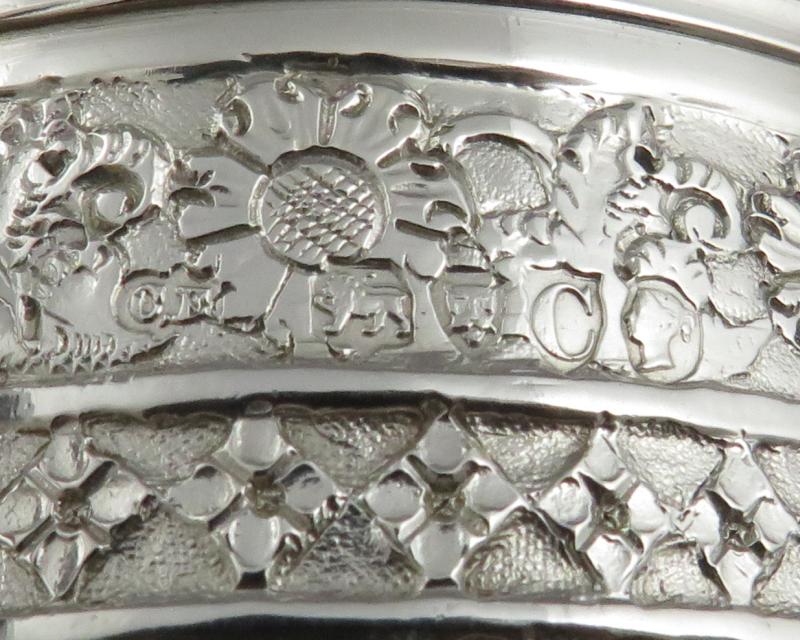 Victorian Kutch Style Silver Mug - JH Tee Antiques