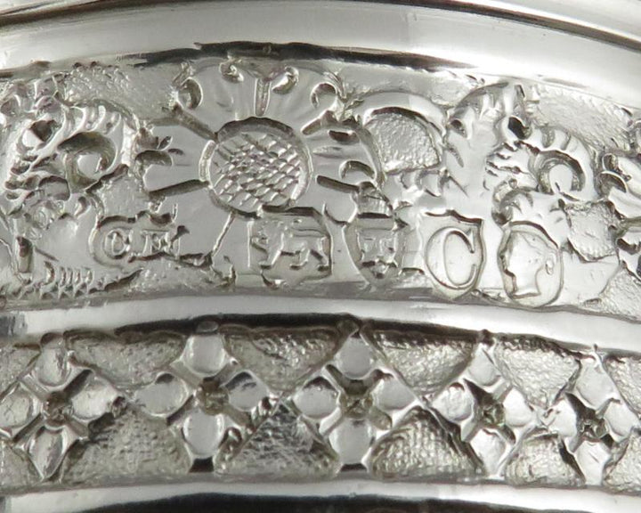 Victorian Kutch Style Silver Mug - JH Tee Antiques