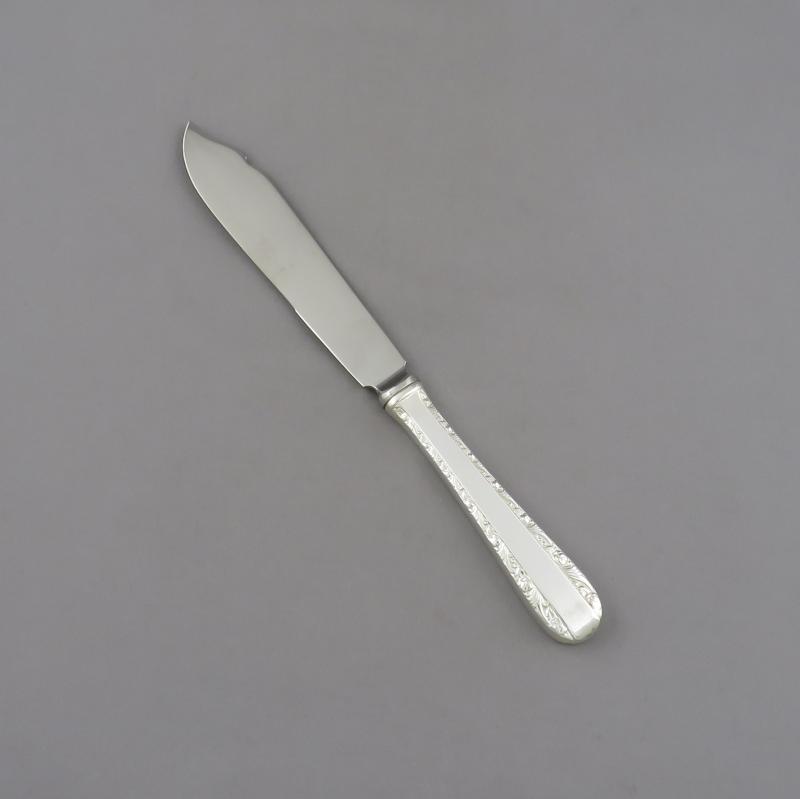 Birks Rose Bower Sterling Fish Knife - JH Tee Antiques
