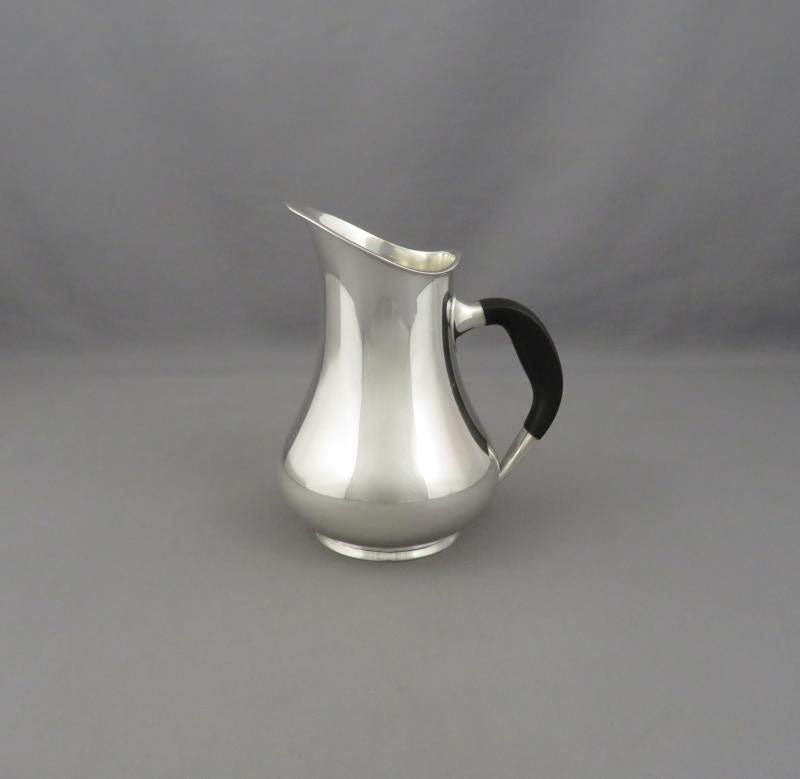 Danish Sterling Silver Tea Set - JH Tee Antiques