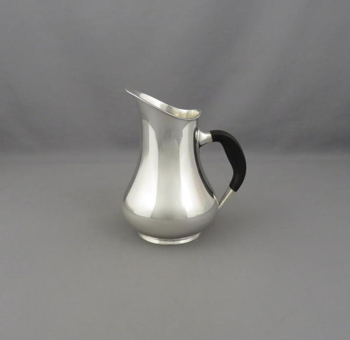 Danish Sterling Silver Tea Set - JH Tee Antiques