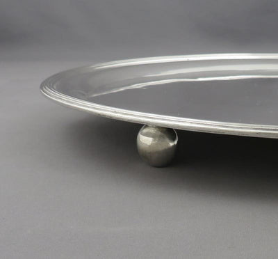 George III Sterling Silver Oval Salver