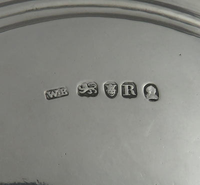 Regency Sterling Silver Oval Salver
