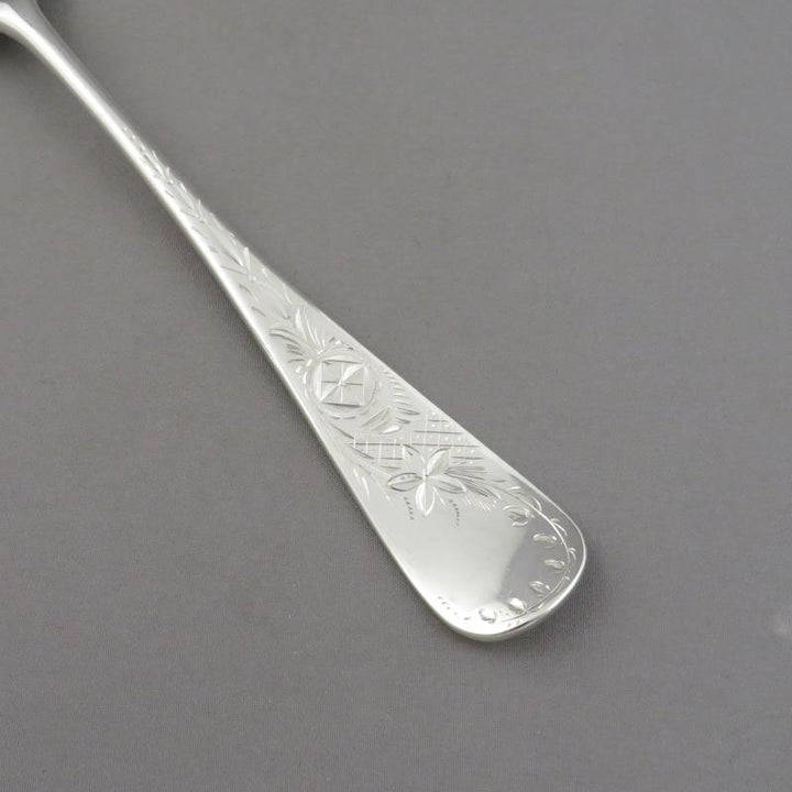 6 Victorian Aethetic Movement Silver Dinner Forks - JH Tee Antiques