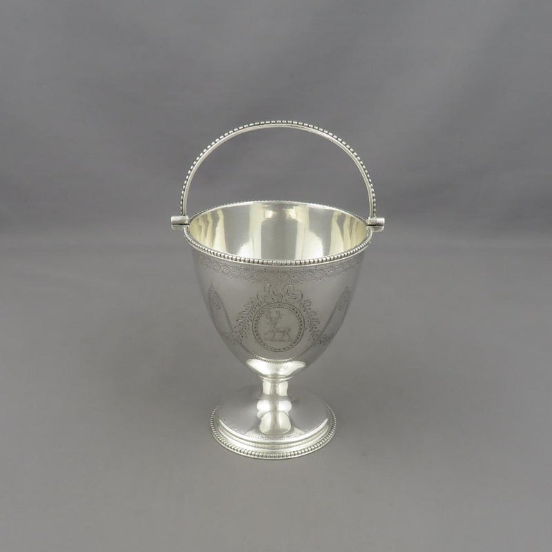 George III Sterling Silver Sugar Basket