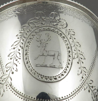 George III Sterling Silver Sugar Basket